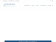 Tablet Screenshot of nauticislas.com